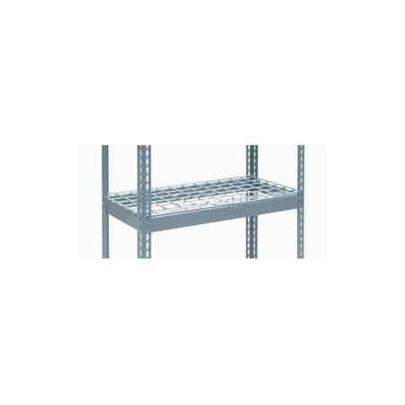 Global Equipment Additional Shelf Level Boltless Wire Deck 48"W x 12"D - Gray 717572